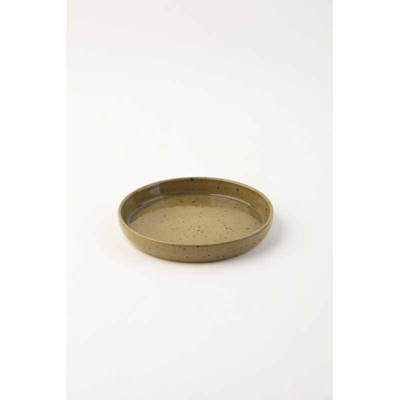 Тарілка з бортом Ideal Ceramic , 15см олива Тарілка з бортом Ideal Ceramic , 15см олива