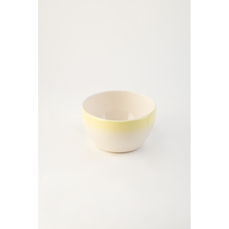 Піала Ideal Ceramic, біла з жовтим Піала Ideal Ceramic, біла з жовтим