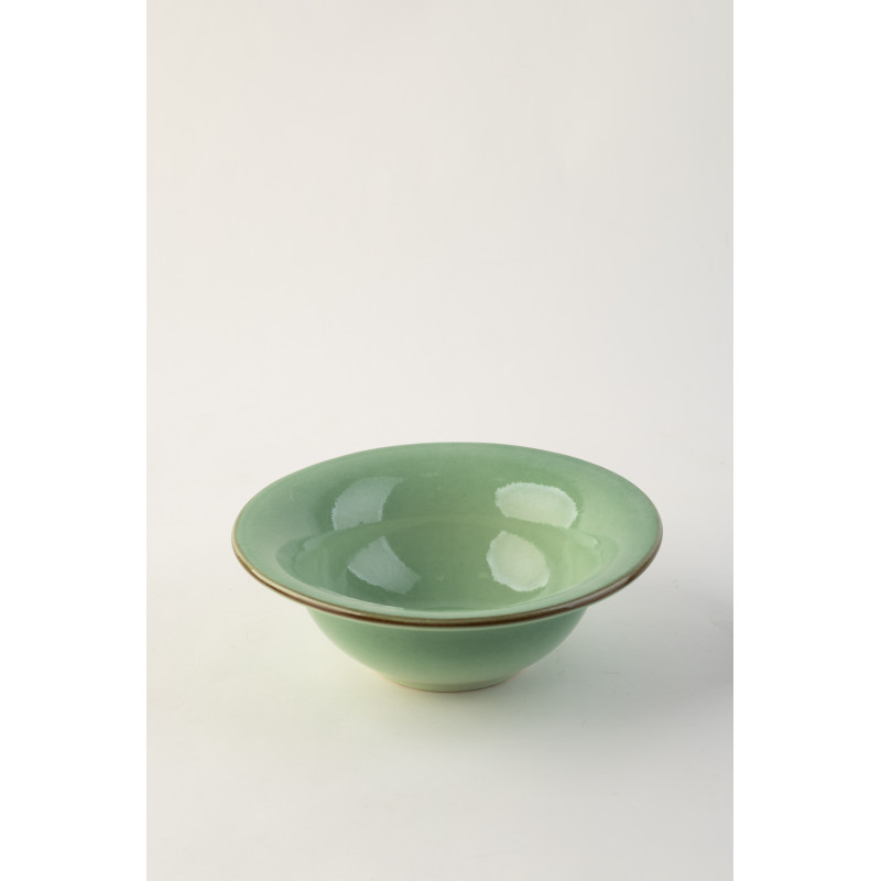 Тарілка для першого Ideal Ceramic, 19.5 см, 500мл зелена Тарілка для першого Ideal Ceramic, 19.5 см, 500мл зелена
