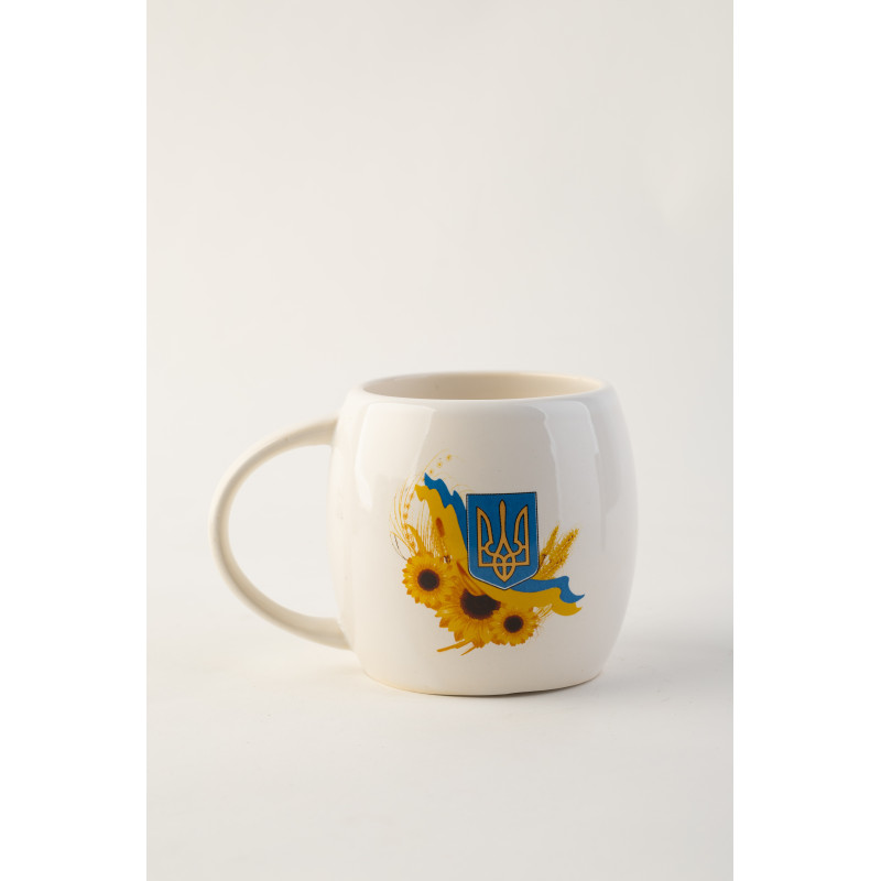 Чашка Ideal Ceramic, з гербом України Чашка Ideal Ceramic, з гербом України