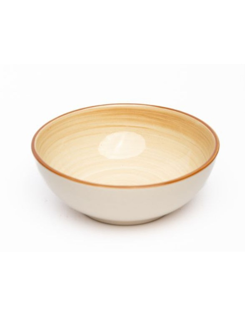 Салатник Ideal Ceramic, об'єм 500мл спіраль карамель