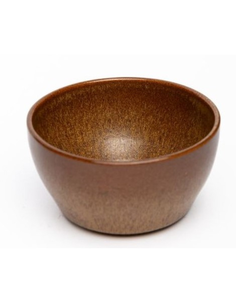 Піала  Ideal Ceramic 500мл коричневий з золотом