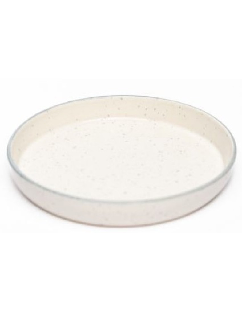 Тарілка з бортом  Ideal Ceramic , 15см з сірим вкрапленням
