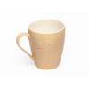 Чашка конус Ideal Ceramic 350мл бежевий ефект вкраплення