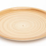 Тарілка підставна  Ideal Ceramic 25см спіраль коричнева
