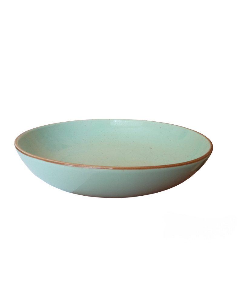 Салатник Ideal Ceramic, об'єм 750мл зелений з вкрапленням